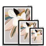 Elodie Neutral Framed Print