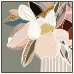 Elodie Sage Framed Canvas