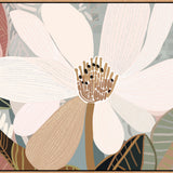 Magnolia No.3 - Framed Canvas Print