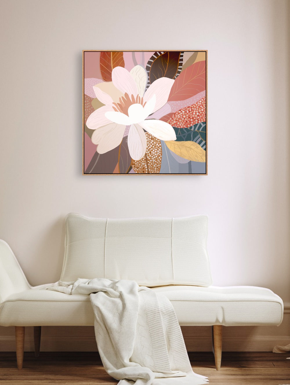 Flourish Framed Canvas