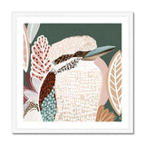 Kookaburra in Green Print -Haven-Prints- wild